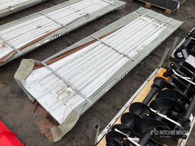 Quantity of 2026 SKLP SK-XH50 10 ft Corrugated Tin Siding Materiale edile (Unused)
