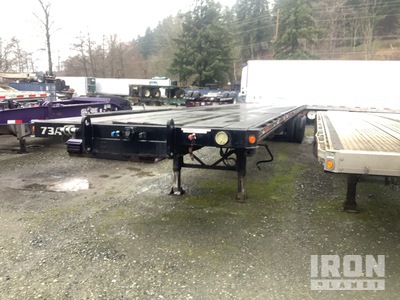 2010 Manac 53-90x102 53 ft Tri/A 53 ft - 90 ft Extendable extendable Flatbed Trailer
