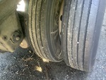 Trailer Chassis with Tire Condition