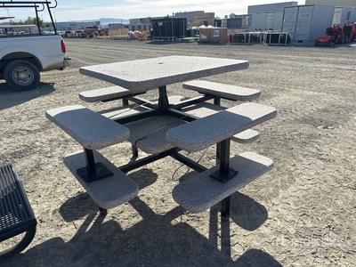 Quantity of (2) 2025 Square Picnic Table (Unused)