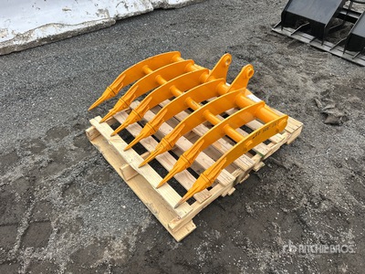 2026 GIYI 43 in Fit to cat 305 Râteau d'excavatrice (Unused)