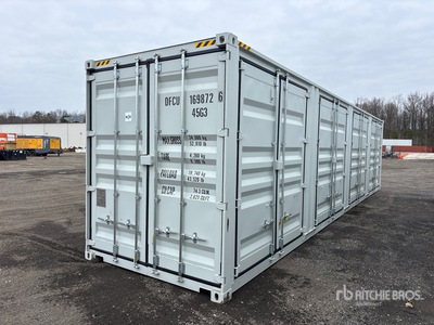 2026 40 ft Standard Multi-Door 40 Ft One-Way High Cube Contenedor de almacenamiento (Unused)