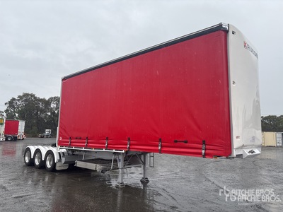 2024 Krueger 7.2 m Tri/A B-Double Lead Remorque pour rideaux latéraux