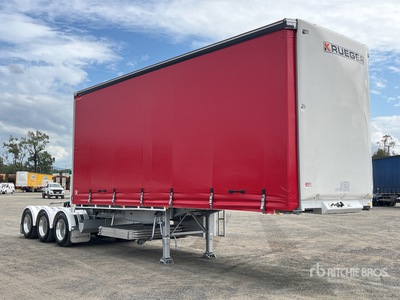 2024 Krueger 7.2 m Tri/A B-Double Lead Curtain Side Trailer
