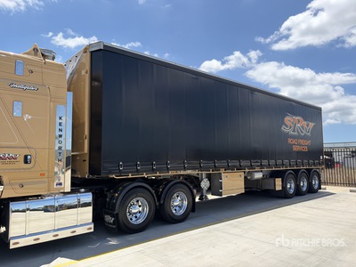 2022 Vawdrey 12.2 m Tri/A Pritsche-Plane Anhänger