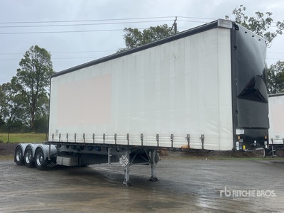 2020 Vawdrey 8.2 m Tri/A B-Double Lead Curtain Side Trailer