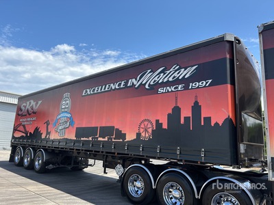 2017 Vawdrey 13.1 m Tri/A Remolque con Lona