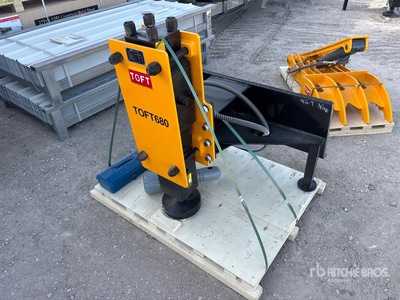 2025 TOFT TOFT680 Skid Steer Post Driver (Unused)