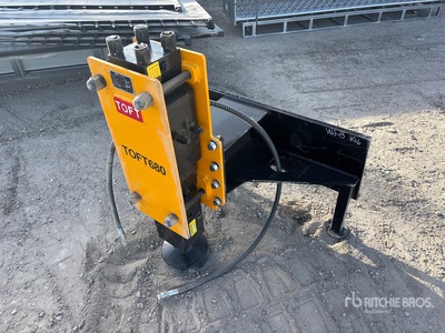 2025 TOFT TOFT680 Skid Steer Post Driver (Unused)