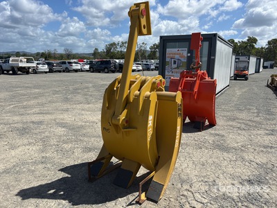 SEC Q/C Excavator Grapple - Fits 10 - 12 Ton