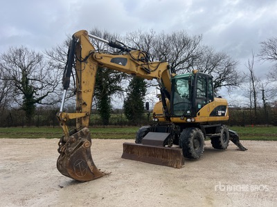 2009 Cat M313D Pelle Sur Pneus Wheel Excavator