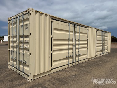 2026 40 Ft High Cube Multi-Door Storage Container (Unused)
