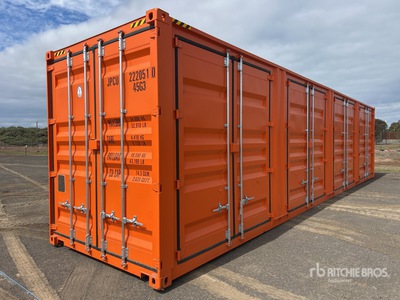 2025 40 ft High Cube Multi-Door Storage Container