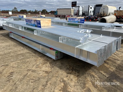 BLUESEA 50 ft x 100 ft x 18 ft Steel Frame Opslag Gebouw (Unused)
