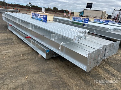BLUESEA 50 ft x 100 ft x 18 ft Steel Frame Opslag Gebouw (Unused)