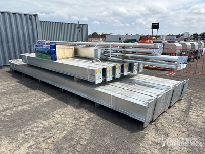 BLUESEA 50 ft x 100 ft x 18 ft Steel Frame Storage Building (Unused)