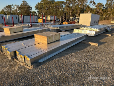 BLUESEA 50 ft x 100 ft x 18 ft Steel Frame Only Storage Building (Unused)