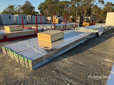 BLUESEA 50 ft x 100 ft x 18 ft Steel Frame Only Storage Building (Unused)