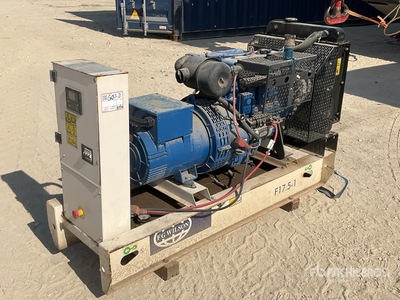 2016 FG Wilson F17.5-1 17.5 kVA Skid-Mounted Generator Set