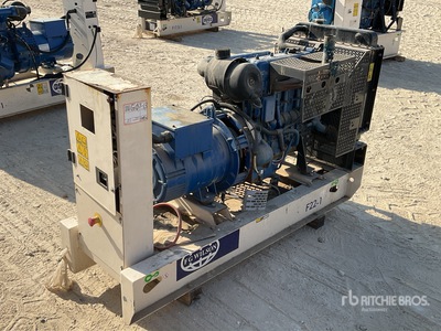 2017 FG Wilson F22-1 22 kVA Skid-Mounted Generador (Inoperable)