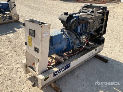 2017 FG Wilson F22-1 22 kVA Skid-Mounted Generator Set
