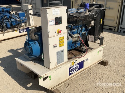 2017 FG Wilson F35-1 35 kVA Skid-Mounted Generator Set