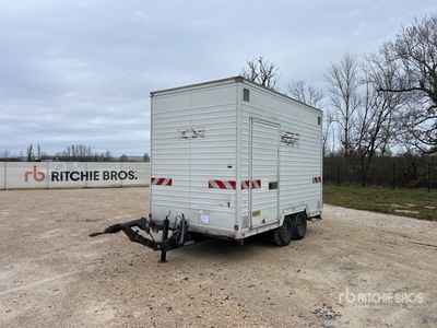 2000 Moiroud EC0350 T/A Remorque 2 Essieux Equipment Trailer
