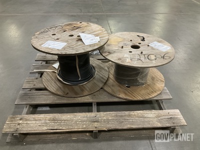 (1) Roll of Fiber Optic Cable & (1) Roll of Coax Cable