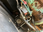 Engine with A/C Compressor