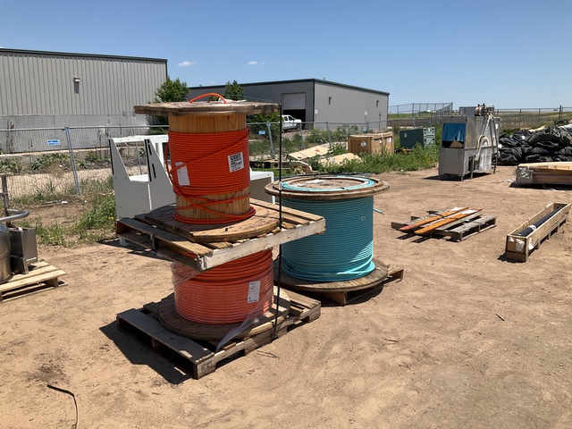 (3) Reels of Fiber Optic Cable