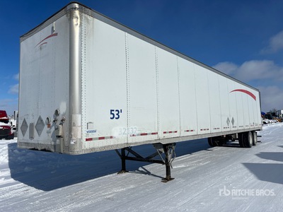 2012 Vanguard 53 ft x 102 in T/A Semi-remorque fourgon