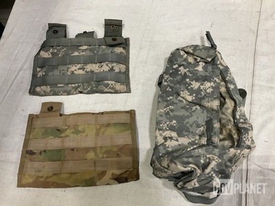 (3) Ammunition Magazine Pockets, (51) Waist Packs & Assorted Items