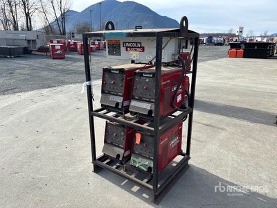 Quantity of (4) 2012 Lincoln Flextec 450 K2882-1 450 A Multi-Process Electric Welder
