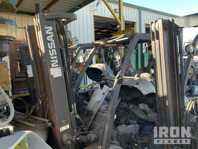 Nissan PF50 4300 lb Pneumatic Tire Forklift (Inoperable)