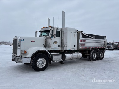 2013 Peterbilt 367 6x4 Sleeper T/A Dump Truck