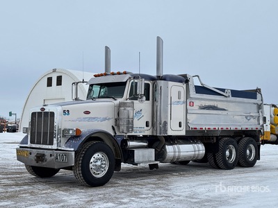 2009 Peterbilt 367 6x4 Sleeper T/A Dump Truck