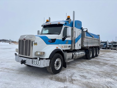 2019 Peterbilt 567 8x6 Sleeper Tri/A Dump Truck