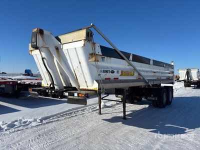 2016 Arnes 28 ft T/A مقطورة للتفريغ الخلفي