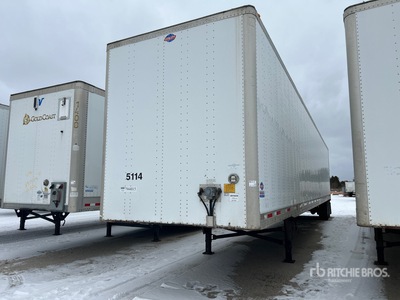 2014 Utility VS2DX 53 ft x 102 in T/A Van Trailer