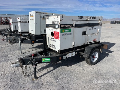 2012 MQ Power DCA25SSIU3C 20 kW Mobile Generatore