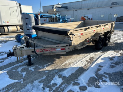 2025 ED Trailers 14 ft T/A Remorque à Benne Utilitaire