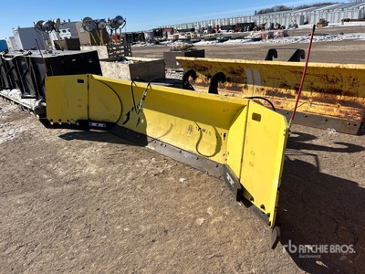 Quattro QPHD-146 13 ft 6 in 2 Way Snow Pusher - Fits Wheel Loader