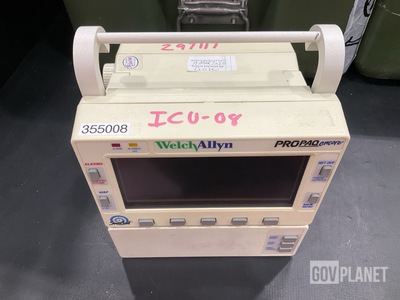 (2) Welch Allyn ProPaq Encore Vital Signs Monitors