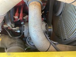 Engine with A/C Compressor
