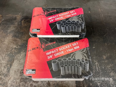 Black Widow 3/8 in Impact Socket Sets Varios, tienda, almacen, consumidor