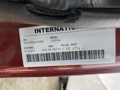 2018 International LT625 6x4 トラックトラクター（T/A）