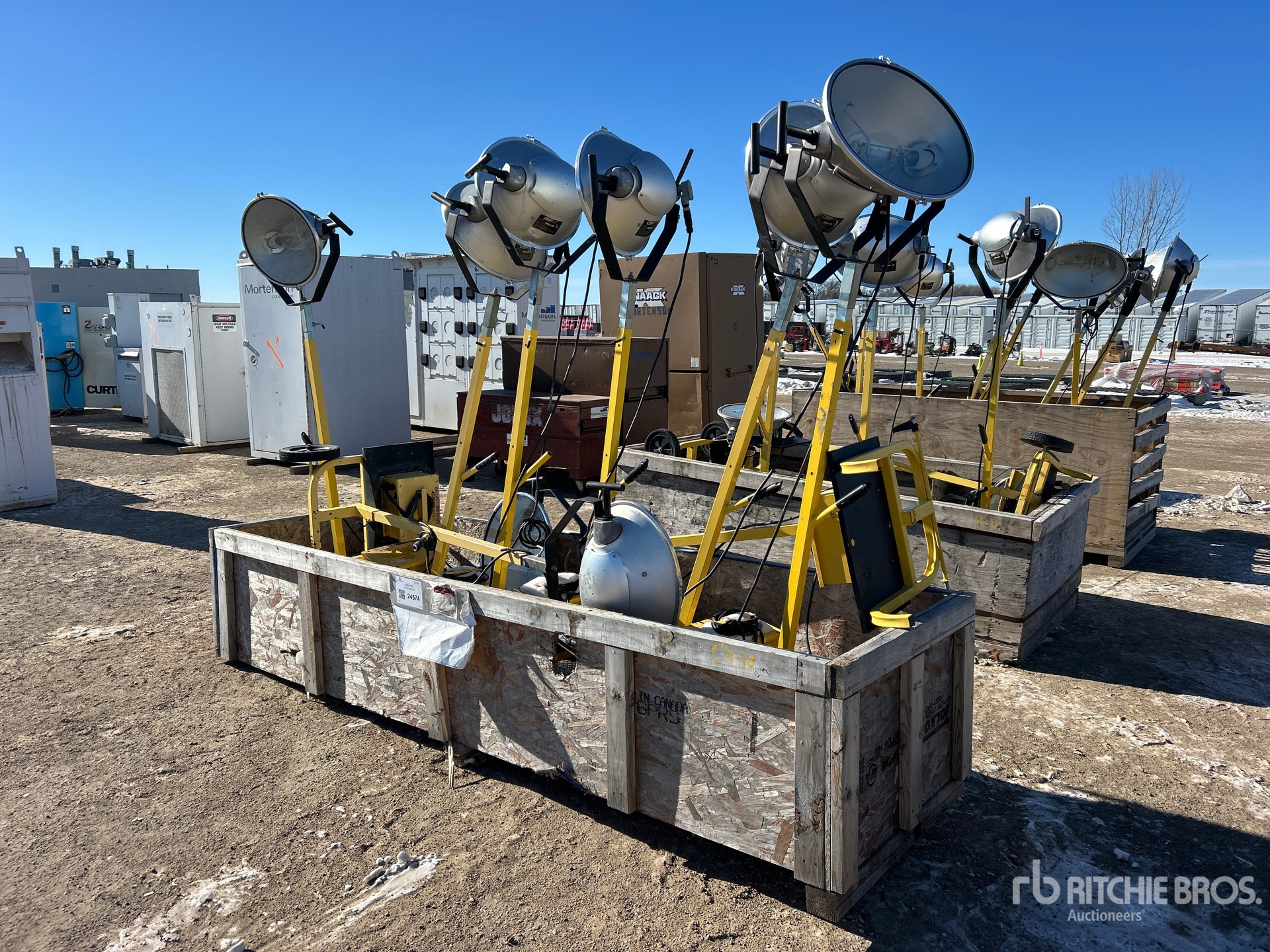 Quantity of (6) Work Lights