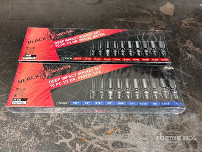 Black Widow 1/2 in Swivel Impact Socket Sets Varios, tienda, almacen, consumidor