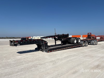 1990 Trail King T/A Removable Gooseneck Lowboy Trailer