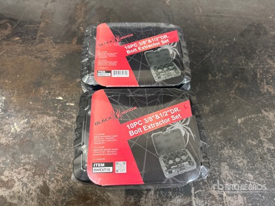 Quantity of (2) Black Widow Bolt Extractor Sets Varios, tienda, almacen, consumidor